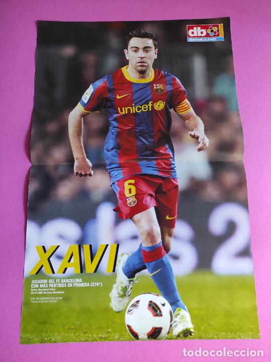 Coleccionismo deportivo: POSTER XAVI HERNANDEZ FC BARCELONA - REVISTA DON BALON JUGADOR DEL BAR&Ccedil;A CON MAS PARTIDOS EN PRIMERA