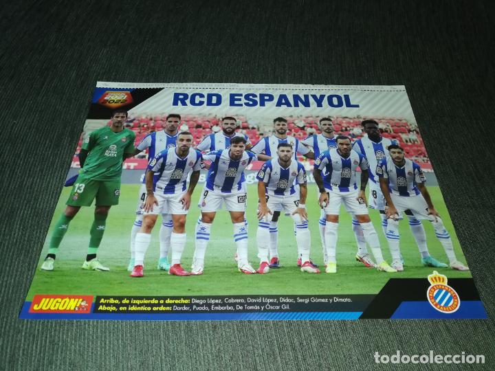 Collezionismo sportivo: DOBLE POSTER ALINEACION EQUIPO ESPANYOL ZUBIMENDI REAL SOCIEDAD JUGON 2021 2022 21 22 TAMA&Ntilde;O FOLIO
