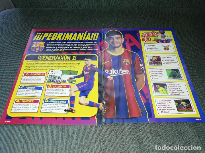 Coleccionismo deportivo: HOJAS TIPO POSTER PEDRI FC BARCELONA RECORTES REVISTA JUGON 2020 2021 20 21 TAMA&Ntilde;O FOLIO