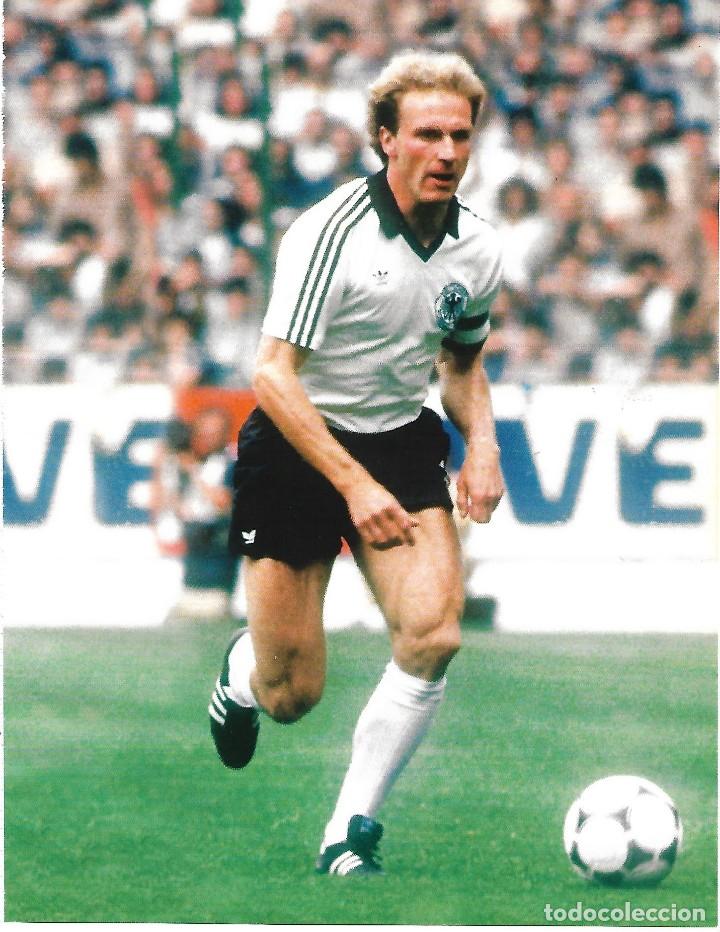 Coleccionismo deportivo: SELECCI&Oacute;N DE F&Uacute;TBOL DE ALEMANIA ( RFA ): L&aacute;mina de RUMMENIGGE