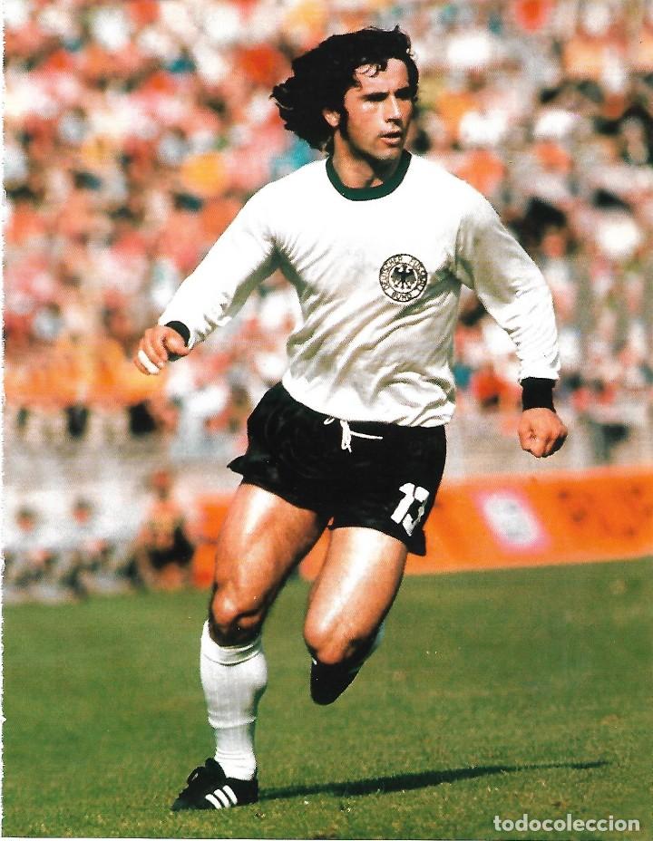 Coleccionismo deportivo: SELECCI&Oacute;N DE F&Uacute;TBOL DE ALEMANIA ( RFA ): L&aacute;mina de GERD TORPEDO M&Uuml;LLER