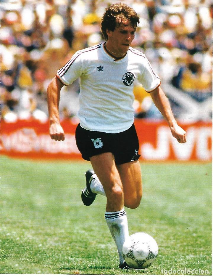 Coleccionismo deportivo: SELECCI&Oacute;N DE F&Uacute;TBOL DE ALEMANIA ( RFA ): L&aacute;mina de Lothar MATTHAUS