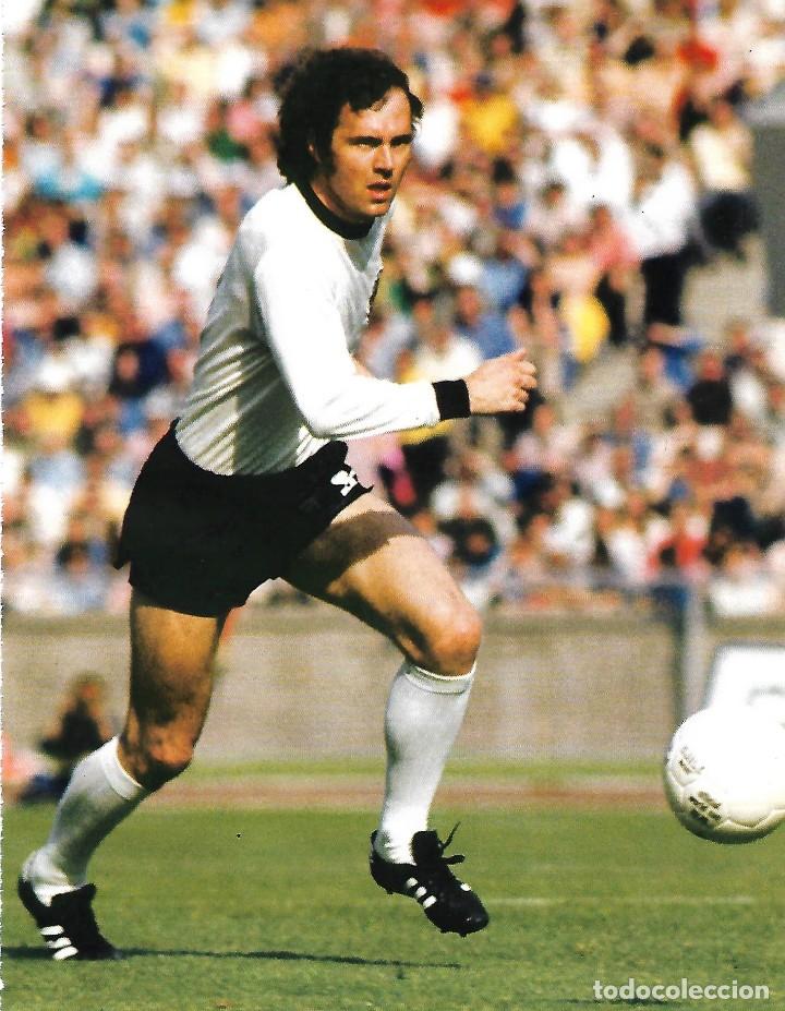Coleccionismo deportivo: SELECCI&Oacute;N DE F&Uacute;TBOL DE ALEMANIA ( RFA ): L&aacute;mina de Frantz BECKENBAUER.