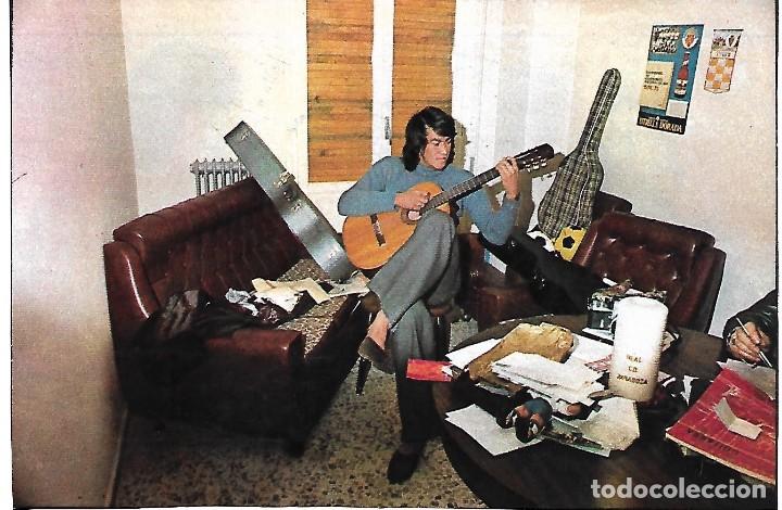 Sammelleidenschaft Sport: REAL ZARAGOZA: Recorte del LOBO DIARTE tocando la guitarra. 1976