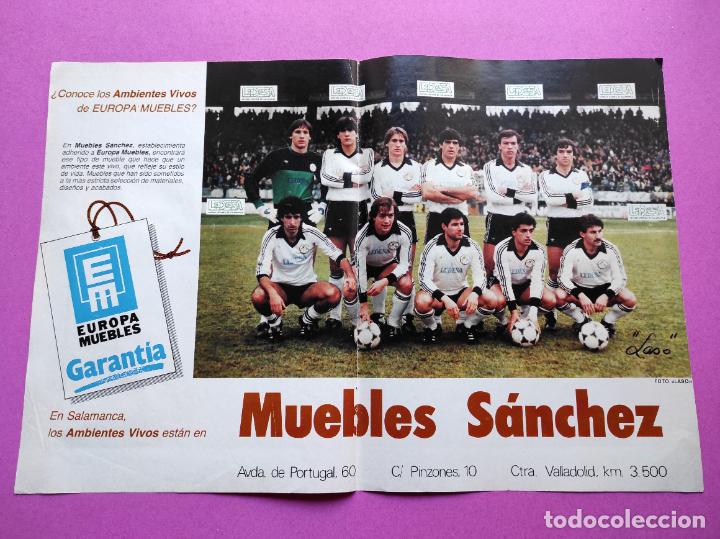 Coleccionismo deportivo: POSTER UD SALAMANCA LIGA 84/85 - REVISTA DON BALON 1984/1985