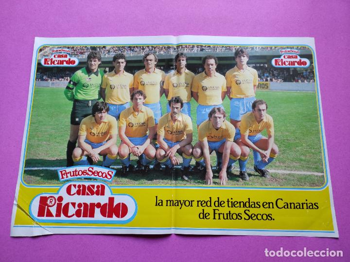 Coleccionismo deportivo: POSTER UD LAS PALMAS LIGA 84/85 - REVISTA DON BALON ALINEACION 1984/1985