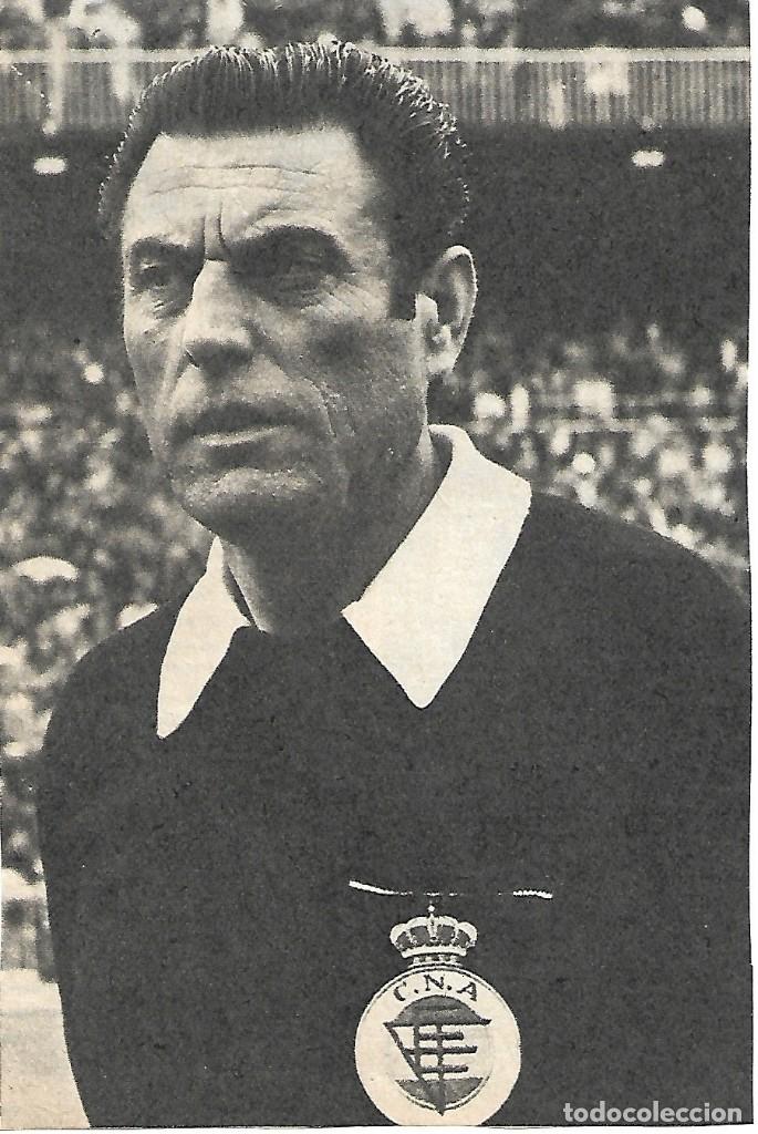 Collectionnisme sportif: Gran recorte del &aacute;rbitro CANERA. A&ntilde;os 70