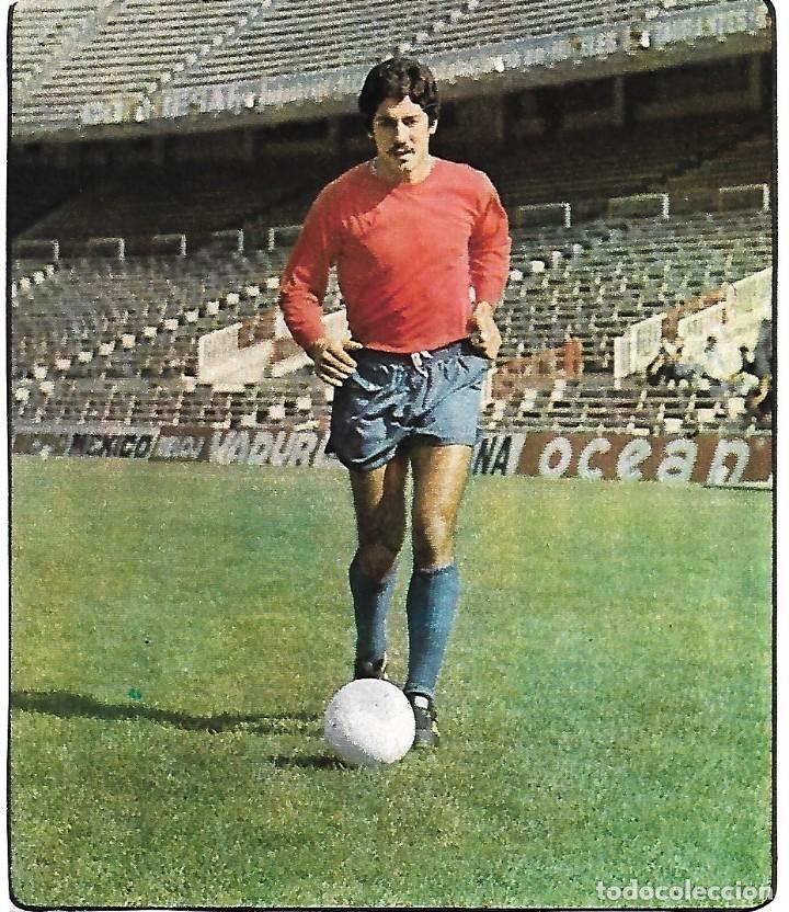 Collectionnisme sportif: SELECCI&Oacute;N ESPA&Ntilde;OLA DE F&Uacute;TBOL: Recorte de MEGIDO en un entrenamiento. 1975
