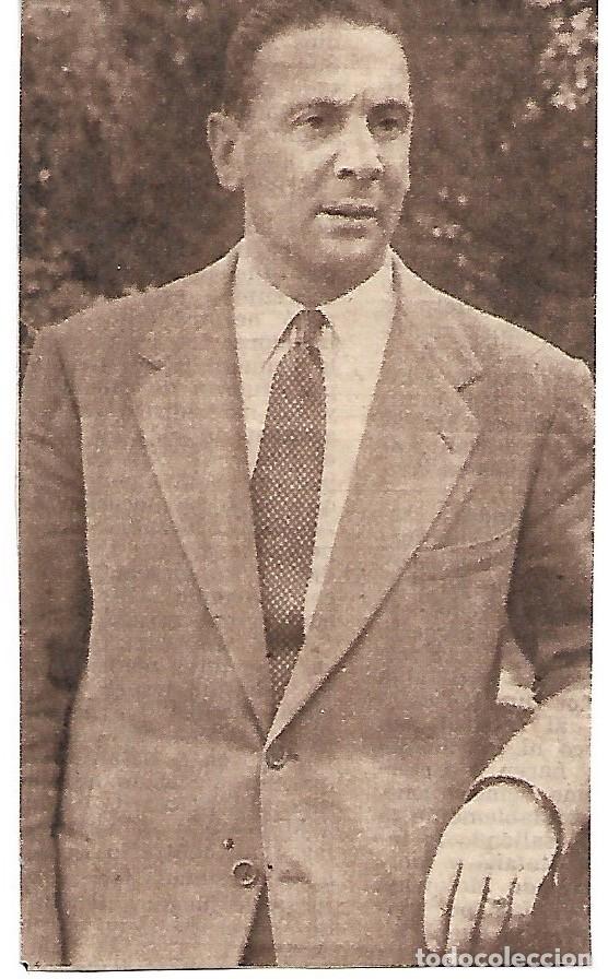 Collectionnisme sportif: Recorte del t&eacute;cnico ALEJANDRO SCOPELLI. 1953