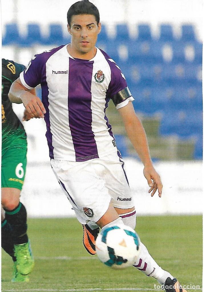Collectionnisme sportif: REAL VALLADOLID: Gran recorte de &Oacute;SCAR GONZ&Aacute;LEZ. 2013