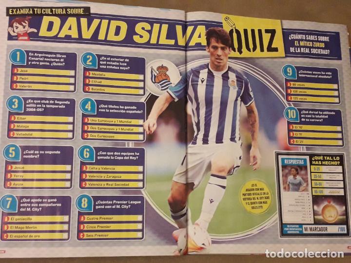 Coleccionismo deportivo: REVISTA JUG&Oacute;N, REPORTAJE POSTER DAVID SILVA REAL SOCIEDAD