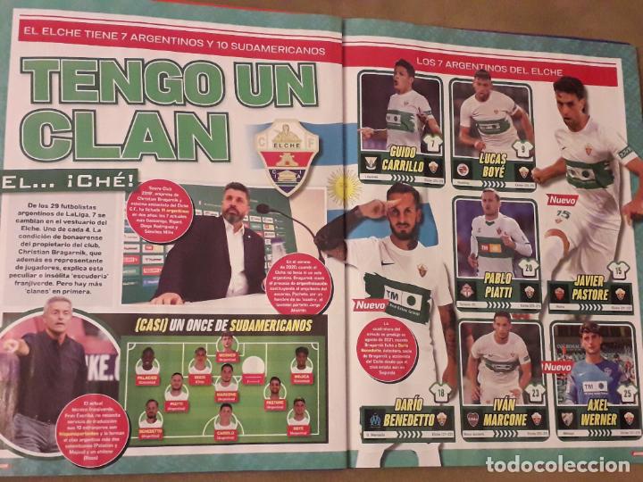 Coleccionismo deportivo: REVISTA JUG&Oacute;N, REPORTAJE POSTER ELCHE CF LIGA 2021-22