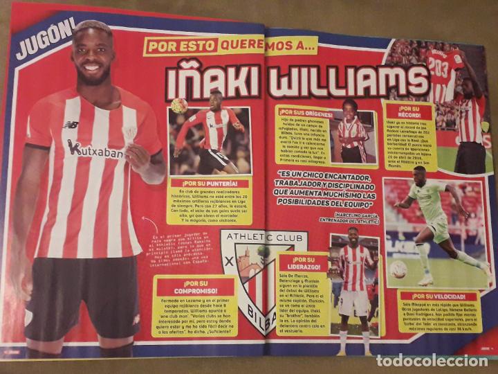 Coleccionismo deportivo: REVISTA JUG&Oacute;N, REPORTAJE POSTER I&Ntilde;AKI WILLIAMS ATHLETIC BILBAO