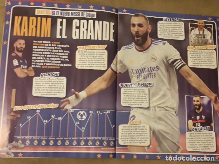 Coleccionismo deportivo: REVISTA JUG&Oacute;N, REPORTAJE POSTER KARIM BENZEMA REAL MADRID