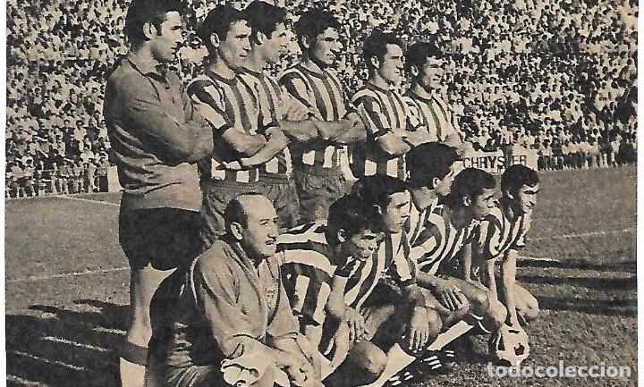 Sammelleidenschaft Sport: CD. M&Aacute;LAGA: Recorte de un equipo de la temporada 68-69