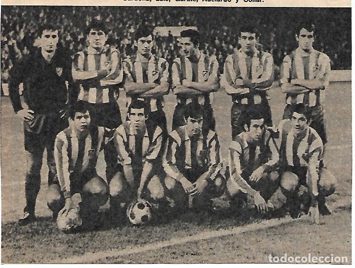 Sammelleidenschaft Sport: ATL&Eacute;TICO DE MADRID: Recorte de un equipo de la temporada 68-69