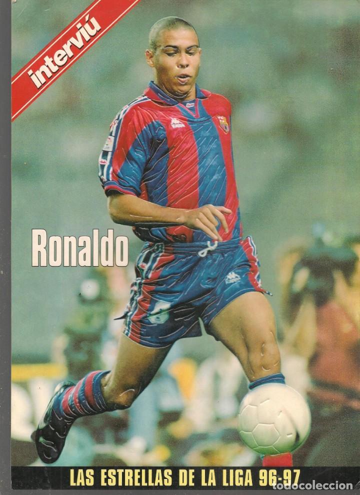 Collectionnisme sportif: RONALDO. LAS ESTRELLA DE LA LIGA 96 / 97. INTERVI&Uacute;. RELIEVE. (B/42)