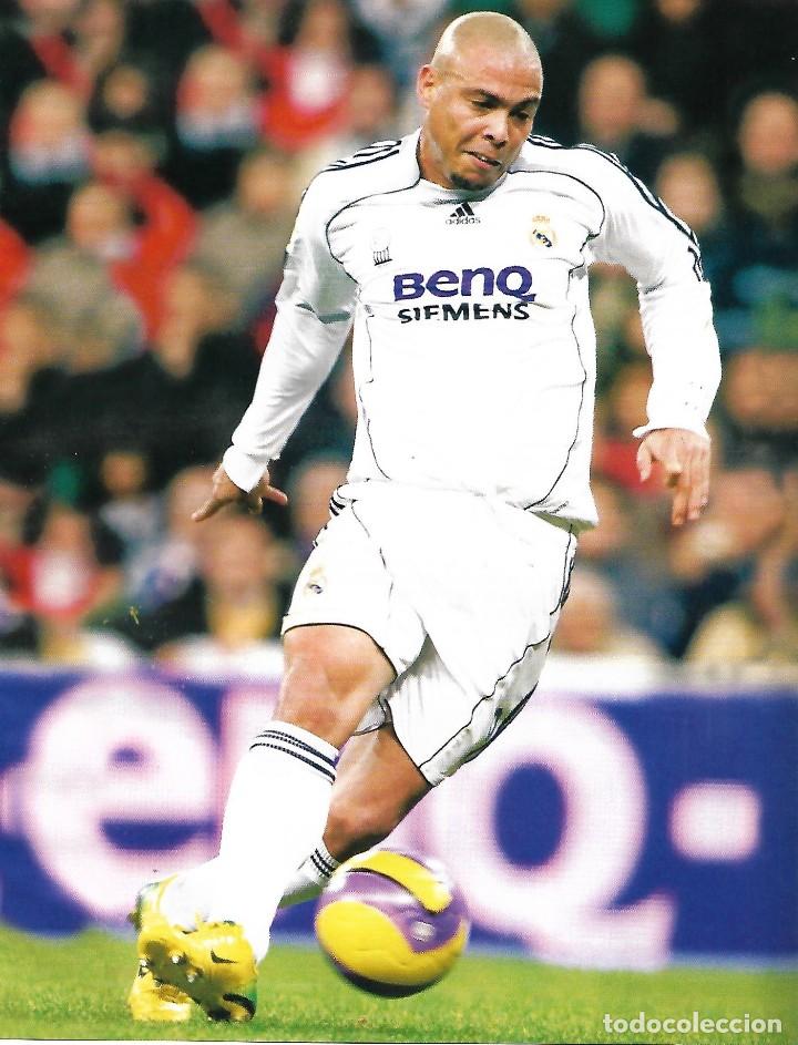 Collectionnisme sportif: REAL MADRID: L&aacute;mina de RONALDO