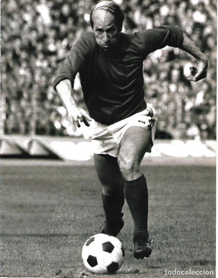 Collectionnisme sportif: MANCHESTER UNITED ( ManU ): L&aacute;mina de BOBBY CHARLTON