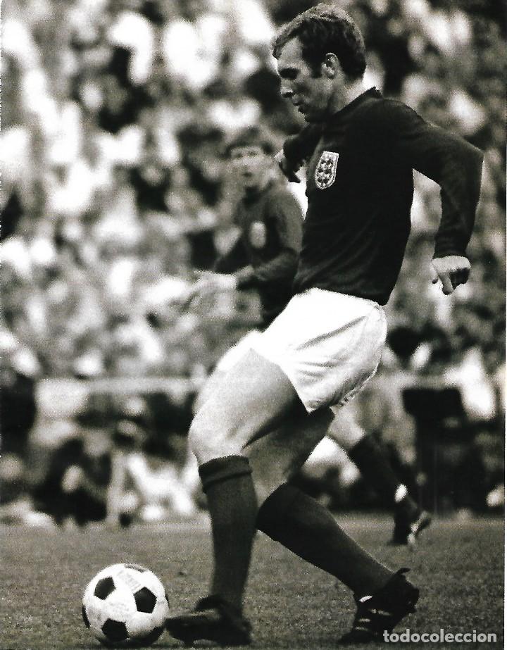 Collectionnisme sportif: SELECCI&Oacute;N DE F&Uacute;TBOL DE INGLATERRA: L&aacute;mina de BOBBY MOORE