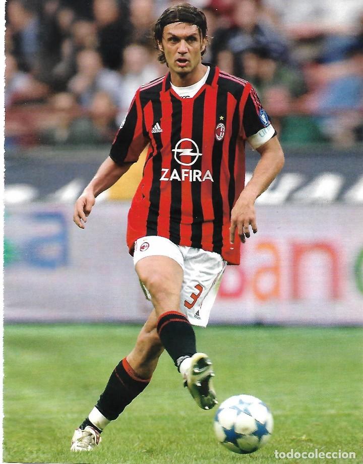 Collectionnisme sportif: AC MILAN: L&aacute;mina de PAOLO MALDINI