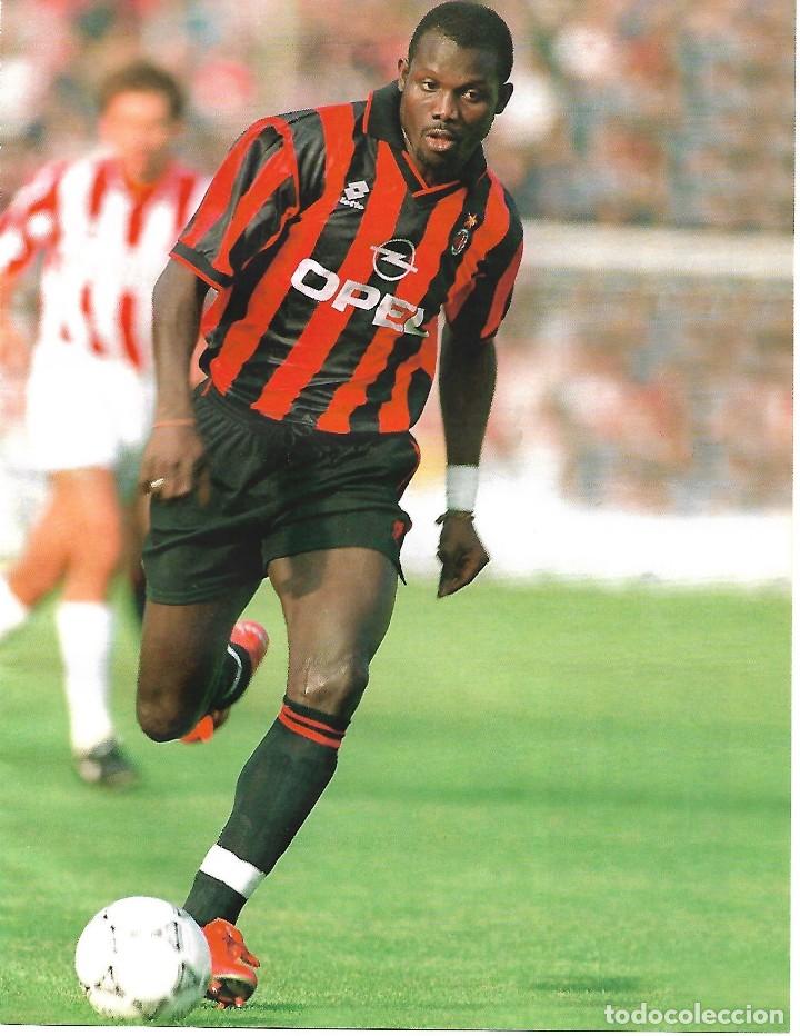 Collectionnisme sportif: AC MILAN: L&aacute;mina de GEORGE WEAH