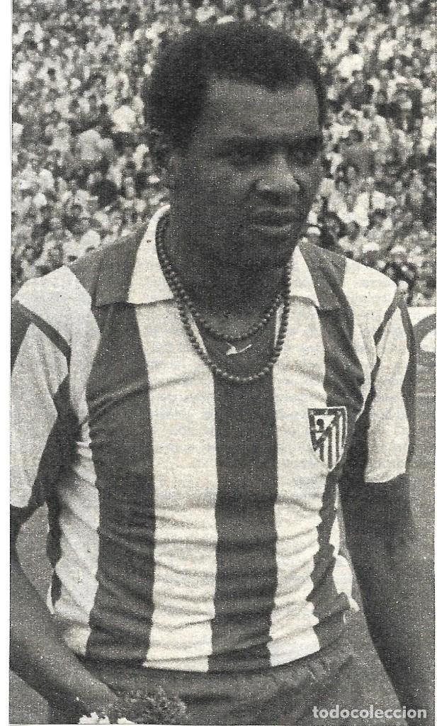 Collectionnisme sportif: ATL&Eacute;TICO DE MADRID: Recorte de LUIZ PEREIRA. 1975