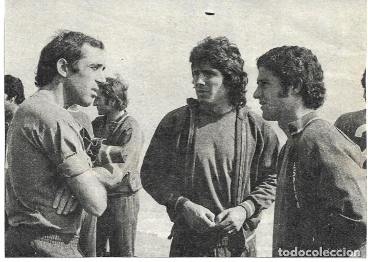 Collezionismo sportivo: Recorte de SANTILLANA con ASENSI y SOLSONA