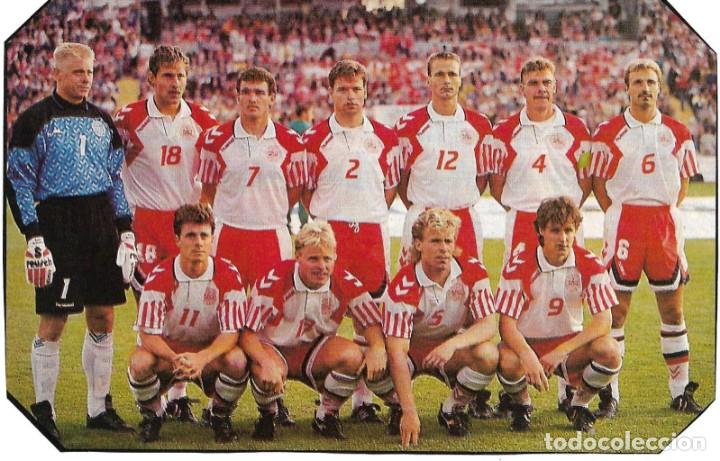 Collezionismo sportivo: SELECCI&Oacute;N DE F&Uacute;TBOL DE DINAMARCA: Recorte de un equipo de 1992, Campe&oacute;n de la Eurocopa