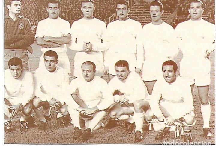 Collezionismo sportivo: REAL MADRID: Recorte de un equipo de la temporada 61-62