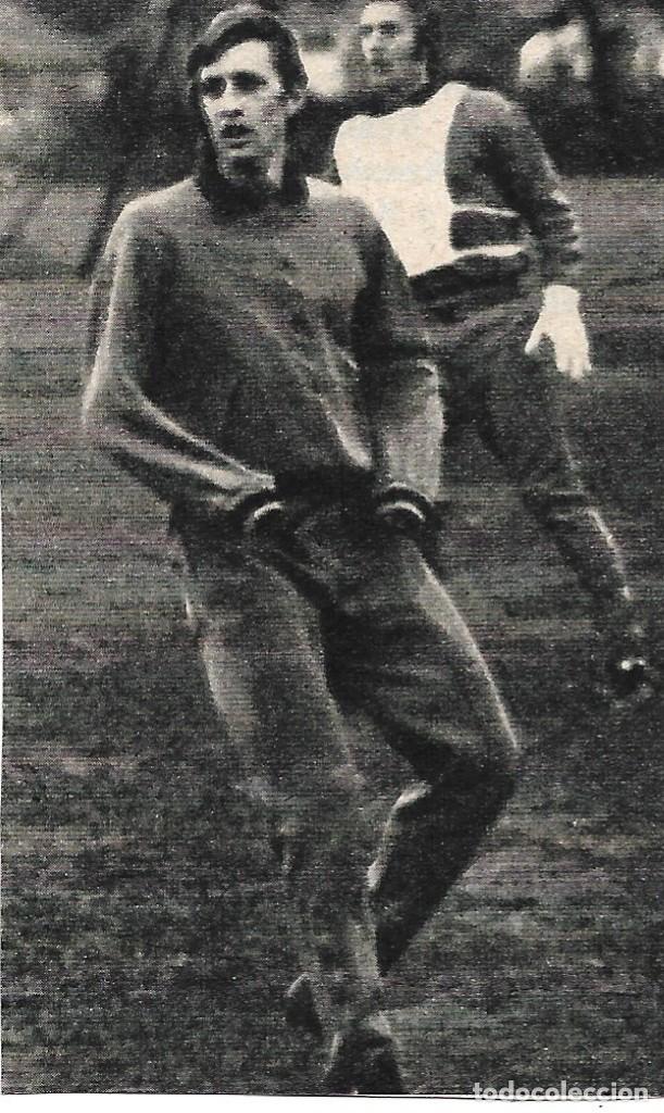 Collectionnisme sportif: Recorte de CRUYFF en un entrenamiento