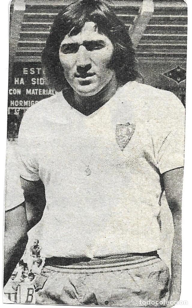 Collezionismo sportivo: REAL ZARAGOZA: Recorte de OVEJERO. 1975