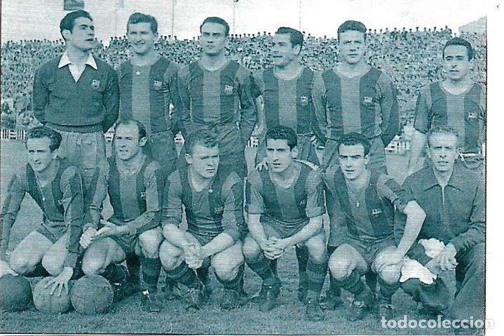 Collezionismo sportivo: BAR&Ccedil;A: Recorte de un equipo de la temporada 52-53