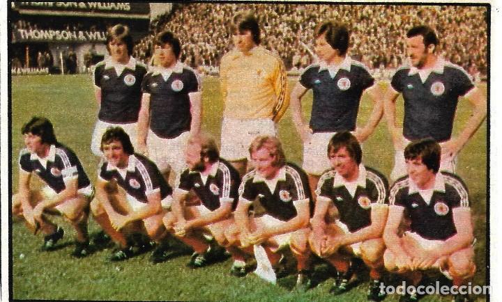 Collezionismo sportivo: SELECCI&Oacute;N DE F&Uacute;TBOL DE ESCOCIA: Recorte de un equipo de 1978