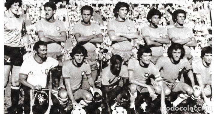 Collezionismo sportivo: SELECCI&Oacute;N DE F&Uacute;TBOL DE BRASIL: Recorte de un equipo hacia 1980