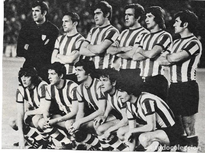 Collezionismo sportivo: ATHLETIC DE BILBAO: Gran recorte de un equipo de 1973