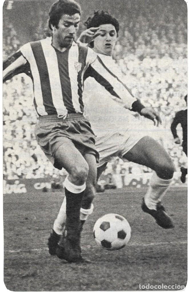 Collezionismo sportivo: ATL&Eacute;TICO DE MADRID: Gran recorte de BERMEJO en acci&oacute;n. 1976
