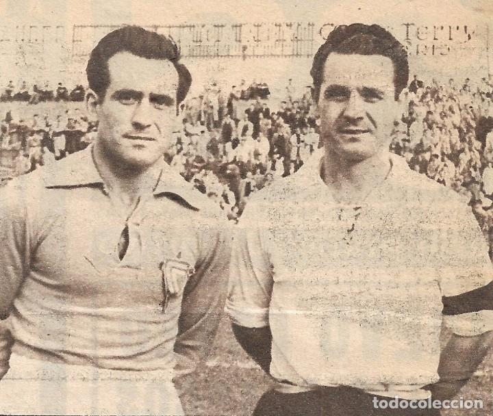 Collezionismo sportivo: REAL CLUB CELTA DE VIGO: Recorte de GABRIEL ALONSO con el racinguista Felipe