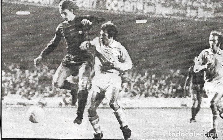 Collectionnisme sportif: Recorte de CRUYFF superando a un rival. 1974