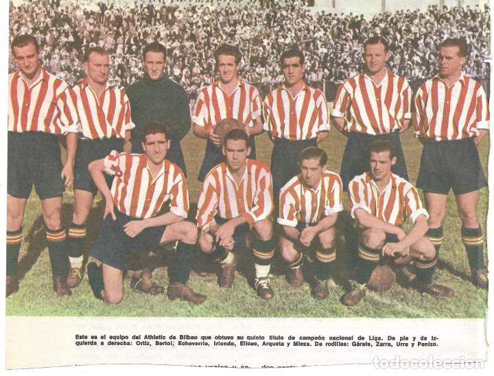 Collezionismo sportivo: ATHLETIC DE BILBAO: Recorte de un equipo de la temporada 42-43, Campe&oacute;n de Liga