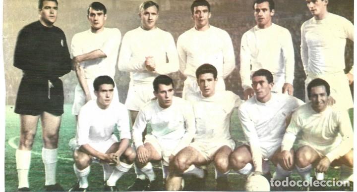 Collezionismo sportivo: REAL MADRID: Recorte de un equipo de la temporada 64-65, Campe&oacute;n de Liga
