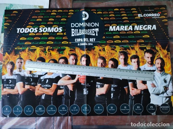 Coleccionismo deportivo: LOTE 3 POSTERS EQUIPO BILBAOBASKET (2013-2015-2016) EL CORREO