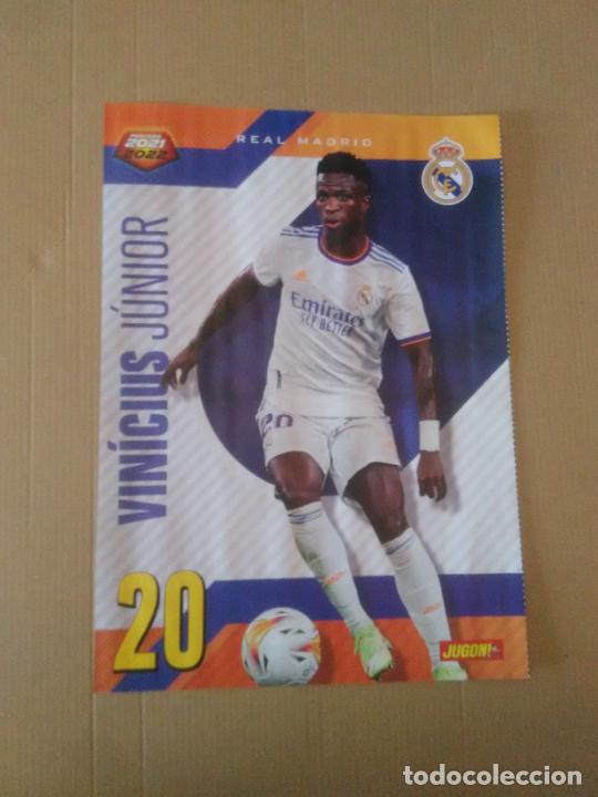 Collezionismo sportivo: VINICIUS REAL MADRID EQUIPO PLANTILLA OSASUNA DOBLE P&Oacute;STER 1 P&Aacute;G REVISTA JUG&Oacute;N 2021-2022 LIGA 21-22