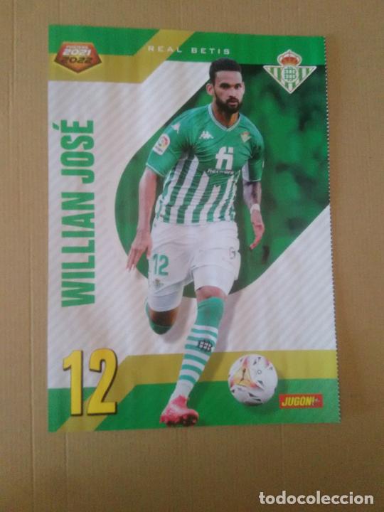 Sammelleidenschaft Sport: WILLIAN JOS&Eacute; BETIS MARCOS LLORENTE ATL&Eacute;TICO MADRID DOBLE P&Oacute;STER 1 P&Aacute;G JUG&Oacute;N 2021-2022 LIGA 21-22