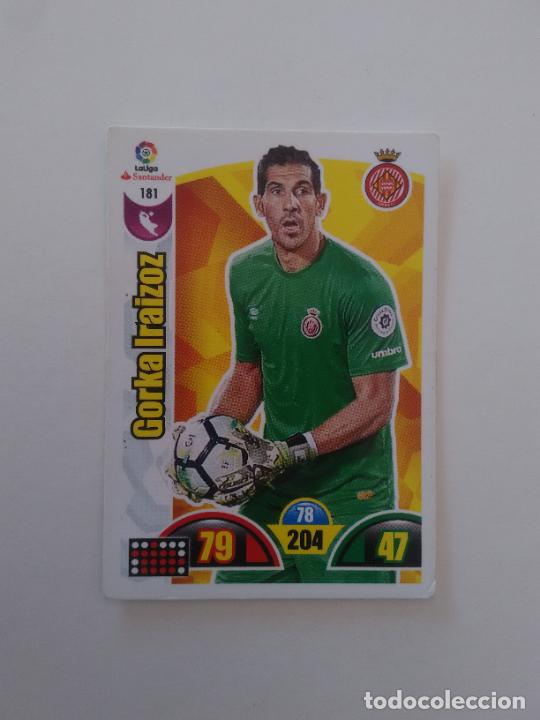 Sammelleidenschaft Sport: 181 GORKA IRAIZOZ GIRONA CROMO TARJETA LIGA FUTBOL PANINI ADRENALYN 2017-2018 17-18