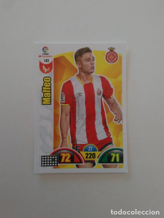 Sammelleidenschaft Sport: 182 MAFFEO GIRONA CROMO TARJETA LIGA FUTBOL PANINI ADRENALYN 2017-2018 17-18