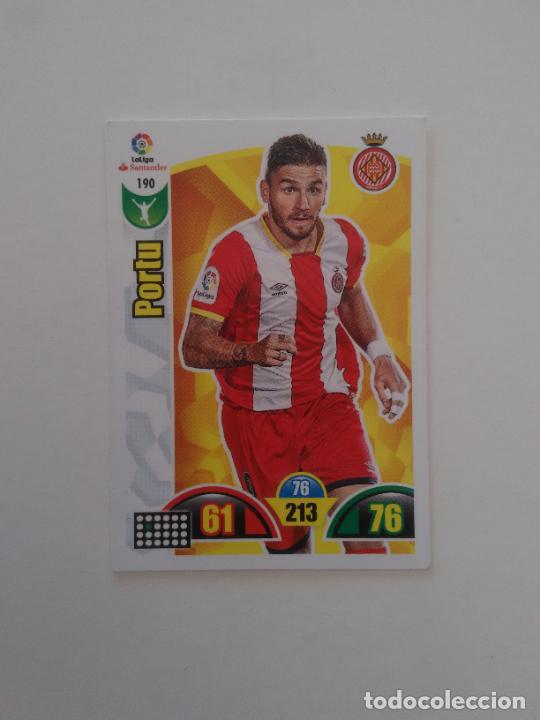 Sammelleidenschaft Sport: 190 PORTU GIRONA CROMO TARJETA LIGA FUTBOL PANINI ADRENALYN 2017-2018 17-18