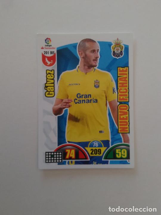 Collectionnisme sportif: 201 BIS G&Aacute;LVEZ FICHAJE LAS PALMAS CROMO TARJETA LIGA FUTBOL PANINI ADRENALYN 2017-2018 17-18