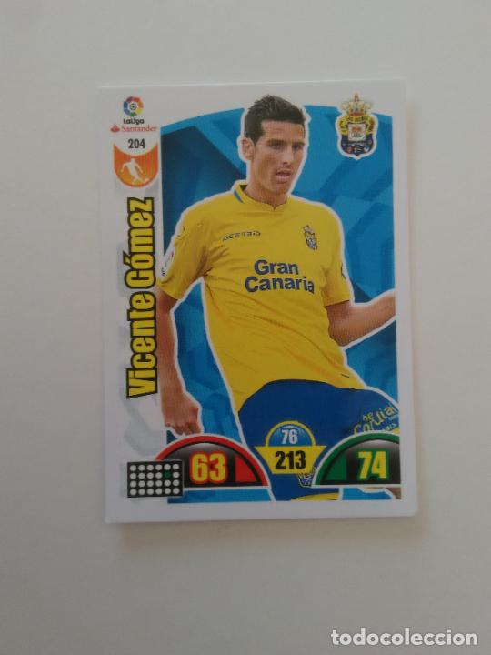 Collectionnisme sportif: 204 VICENTE G&Oacute;MEZ LAS PALMAS CROMO TARJETA LIGA FUTBOL PANINI ADRENALYN 2017-2018 17-18