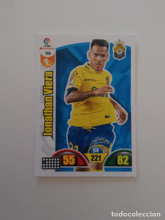 Collectionnisme sportif: 206 JONATHAN VIERA LAS PALMAS CROMO TARJETA LIGA FUTBOL PANINI ADRENALYN 2017-2018 17-18